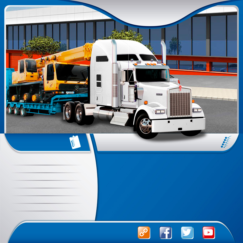  Mudanzas en camión especializado lowboy